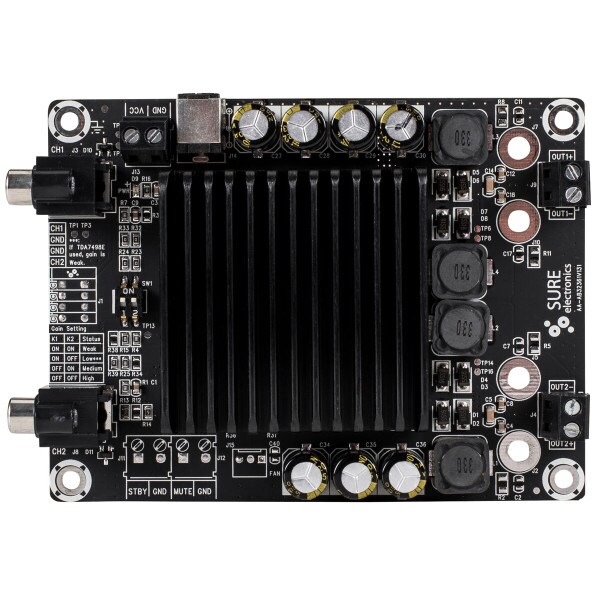 Main product image for Sure AA-AB32165 2x25W at 4 Ohm TDA7492 Class-D Audio 320-332
